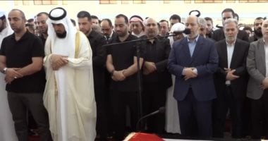 أمير قطر وقيادات الفصائل الفلسطينية تشارك فى صلاة جنازة إسماعيل هنية