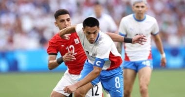 جوميز يسجل هدف تقدم باراجواى على منتخب مصر الأولمبى فى الدقيقة 71