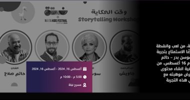 ورشة الحكى بمهرجان نبتة.. 5 فوائد تعود على الطفل من كتابة القصص