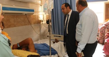 نائب محافظ المنوفية يتفقد مستشفى السادات لمتابعة تداعيات الحريق.. صور