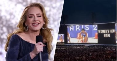 Adele توقف حفلها بألمانيا لمشاهدة نهائى سباق 100 متر للسيدات فى الأولمبياد