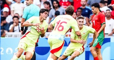 منتخب إسبانيا يهزم المغرب 2-1 ويحجز مقعده فى نهائى أولمبياد باريس.. فيديو