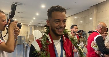 محمد السيد لاعب المبارزة: الثبات الانفعالى وراء تحقيق الميدالية الأولمبية.. فيديو