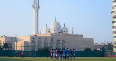 غزل المحلة يتدرب على ملعب النادى المصرى ببورسعيد.. صور