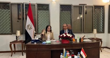 وزير الخارجية يلتقى ممثلين عن الجالية المصرية في رواندا