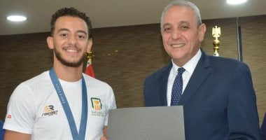 محافظ الغربية يكرم محمد السيد بطل برونزية أولمبياد باريس 2024.. صور