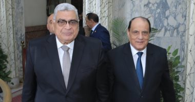 رئيس مجلس الدولة يزور رئيس مجلس القضاء الأعلى لتعزيز التعاون القضائى