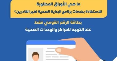 وزارة الصحة تكشف الأوراق المطلوبة للاستفادة من خدمات الرعاية لغير القادرين