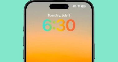 تعملها إزاى؟.. كيفية عرض ساعة شاشة قفل iPhone بألوان مختلفة