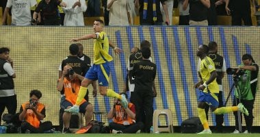 النصر ضد الرائد.. العالمى يتفوق برأسية رونالدو فى الشوط الأول "فيديو"