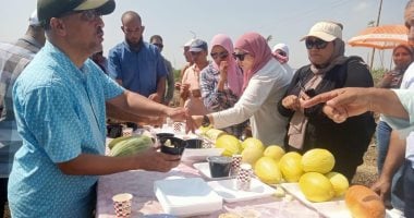 ‫ "القومى للجينات" ينظم يوما حقليا لمتابعة التنوع الوراثي للشمام ولوبيا العلف