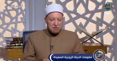 أمين الفتوى: الحياة الزوجية السعيدة قائمة على المعنويات وليس الماديات (فيديو)