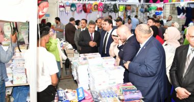محافظ الدقهلية يفتتح معرض أهلا مدارس الرئيسى فى المنصورة