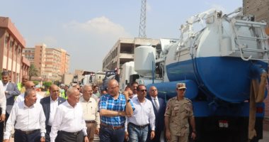 تطبيق غرامة على أى شخص يقوم برش المياه فى الشوارع بالقليوبية