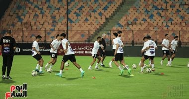 تدريبات قوية لمنتخب مصر استعداداً لمواجهة الرأس الأخضر بتصفيات أمم أفريقيا.. فيديو