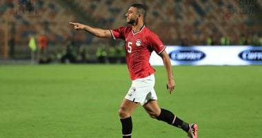 رامى ربيعة يسجل هدف منتخب مصر الأول فى شباك كاب فيردى