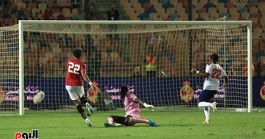 عمر مرموش يسجل هدف منتخب مصر الثانى في شباك كاب فيرى