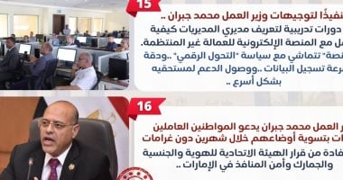 وزارة العمل في 7 أيام.. فرص عمل بالداخل والخارج 