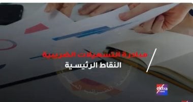 "إكسترا نيوز" تعرض تقريرا لأهم النقاط الرئيسية لمبادرة التسهيلات الضريبية.. فيديو