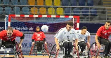 منتخب اليد للكراسى المتحركة أمام أمريكا فى نهائى بطولة العالم بمصر