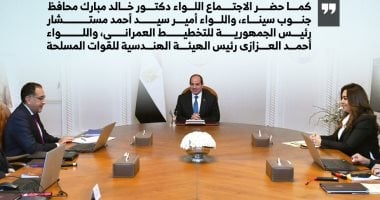 الرئيس السيسي خلال اللقاء