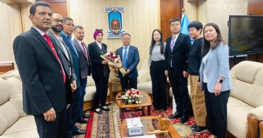رئيس جامعة الأقصر تستقبل وفد جامعة جوانجدونج الصينية لبحث التعاون.. صور
