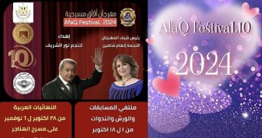 44 عرضا مسرحيا من 4 محافظات تشارك بدورة نور الشريف لمهرجان آفاق مسرحية