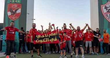 جماهير الأهلي تتوافد على ملعب المملكة أرينا قبل السوبر الأفريقى.. صور وفيديو