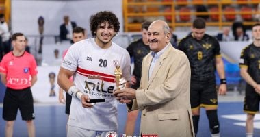 يوسف عزو أفضل لاعب فى مباراة الزمالك أمام كاليفورنيا فى كأس العالم لأندية اليد