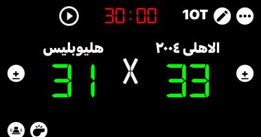 الأهلى يهزم هليوبوليس 33 - 31 فى رابع جولات دورى مرتبط اليد