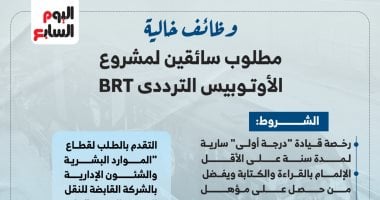 وظائف خالية.. مطلوب سائقين لمشروع الأوتوبيس الترددى BRT