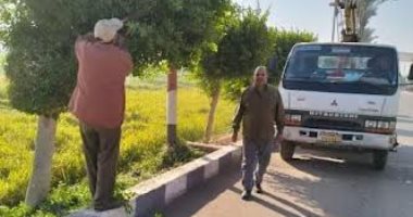 تكثيف الحملات اليومية لتجميل ونظافة الشوارع فى الشرقية