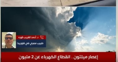 تماسيح فى الشوارع ورياح عاتية.. تفاصيل إعصار ميلتون فى فلوريدا.. فيديو