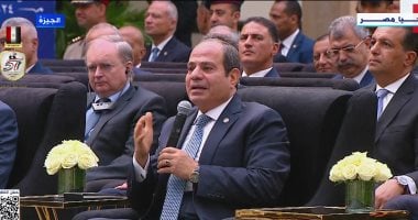 الرئيس السيسي: مصرون على استكمال مراحل حياة كريمة رغم الظروف الصعبة