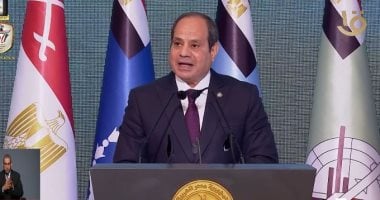 الرئيس السيسي يؤكد ضرورة التخلى عن أوهام التوسع وسياسات العداء للتعايش السلمى بين الشعوب