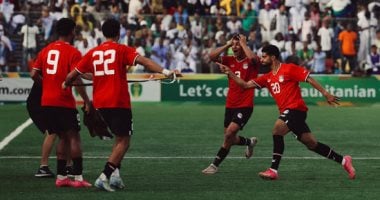 إبراهيم عادل يسجل هدفا عالميا لمنتخب مصر أمام موريتانيا