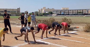 جامعة قناة السويس تنظم بطولة لألعاب القوى بمشاركة 170 طالبا وطالبة