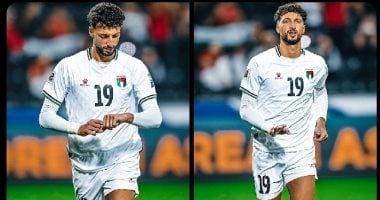 حساب كأس العالم يحتفى بنجم الأهلي وسام أبو على هداف منتخب فلسطين