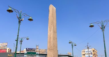 مسلة الفيوم الشهيرة عمرها 4 آلاف سنة.. بناها الملك سنوسرت الأول احتفالا بتحويل الفيوم إلى أرض زراعية.. عثر عليها فلاح فى أرضه بقرية أبجيج وسلمها للدولة لتصبح أشهر معلم بالمدينة.. صور