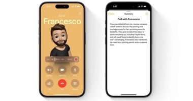 تسجيل مكالمات ايفون.. كيف تستفيد من الميزة الجديدة فى تحديث iOS 18.1 ؟