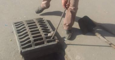 حى أول المحلة ينفذ حملة تطهير مكبرة لبالوعات الأمطار استعدادا لموسم الشتاء