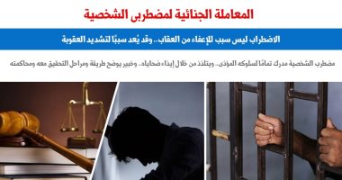 اضطراب الشخصية بين الإعفاء من العقاب وتشديده.. نقلا عن برلمانى 