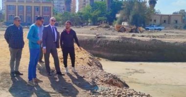 استئناف العمل بموقع إنشاء مركز التنمية الشبابية فى كفر الشيخ