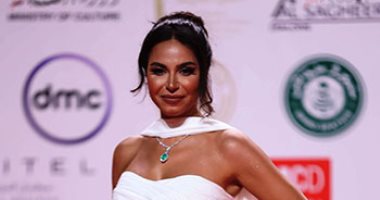 شريف رمزى وزوجته وناهد السباعى ونسرين أمين يحضرون افتتاح القاهرة السينمائى