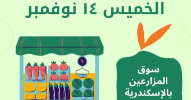 انطلاق فاعليات سوق اليوم الواحد للمزارعيين بالإسكندرية رقم 3 بجراج سينما أمير