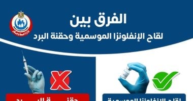 الفرق بين لقاح الأنفلونزا وحقنة البرد