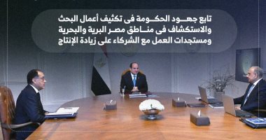 توجيهات رئاسية بتكثيف العمل بالمشروعات الجارى تنفيذها فى مجال الطاقة المتجددة (إنفوجراف)