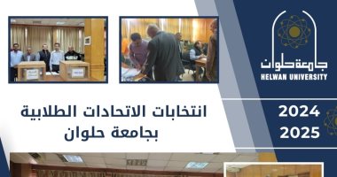 جامعة حلوان: حسم انتخابات الاتحادات الطلابية بالتزكية بالكليات عدا الهندسة