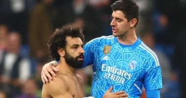 ليفربول ضد الريال.. كورتوا: محمد صلاح يصنع الفارق مع الريدز وعلينا مراقبته