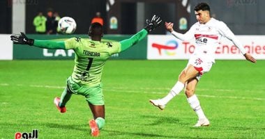 الزمالك يتقدم  2-0 على بلاك بولز بالكونفدرالية بعد مرور 60 دقيقة.. صور 